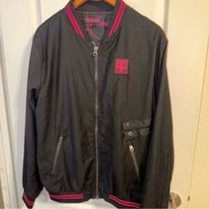 T Mobile Full Zip Employee Map Lining Jacket Men's Large